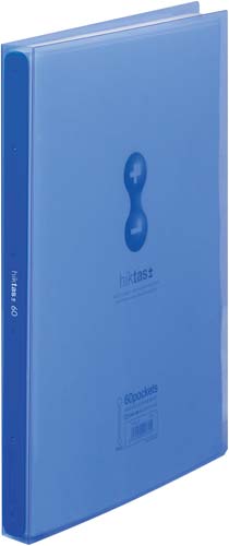 クリアーFヒクタス(透明)A4縦60P 青6冊