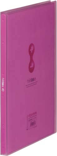クリアーFヒクタス(透明)A4縦40P 紫10冊