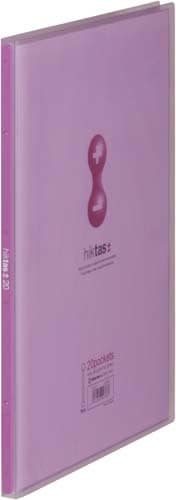 クリアーFヒクタス(透明)A4縦20P 紫10冊