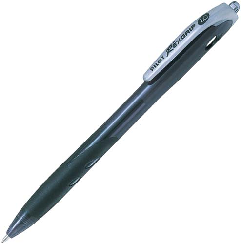 レックスグリップ(中字) 1.0mm 黒 10本