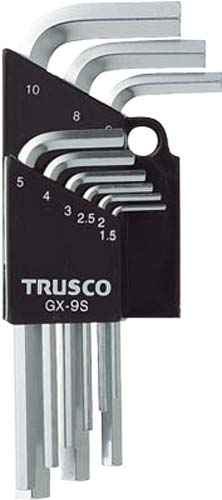 六角棒レンチセット9本組GX−9S