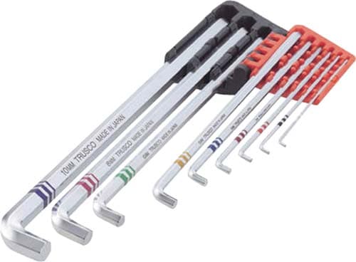 トーション6角棒レンチ 9本組