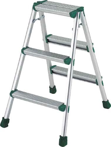 アルミ製踏台3段(軽作業用・脚カバー付)