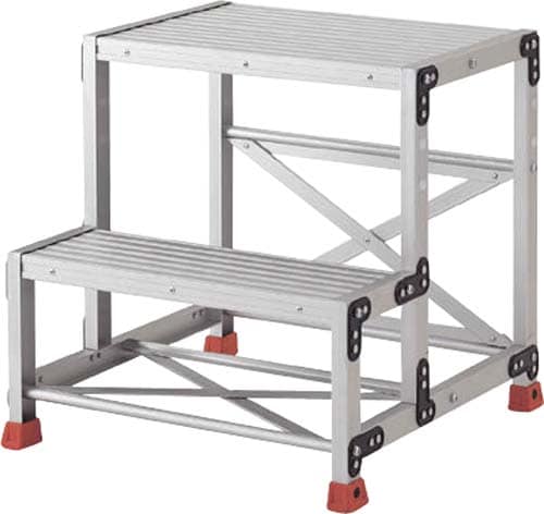 アルミ合金製作業台 2段 600×400mm