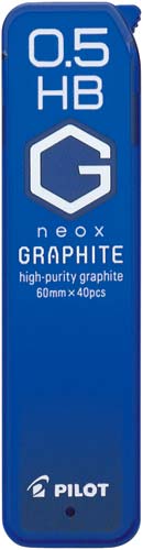 シャープ芯NEOXグラファイト0.5 HB40本