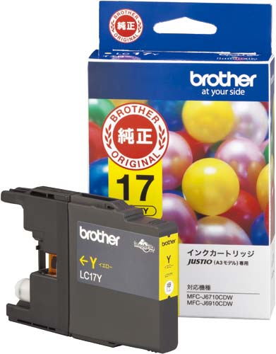純正インクカートリッジ大容量 LC17Y イエロー