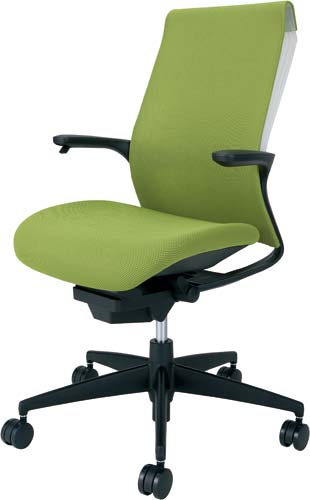 M4 白シェル 樹脂脚 固定肘 緑 硬床用