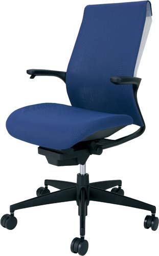 M4 白シェル 樹脂脚 固定肘 紺 硬床用