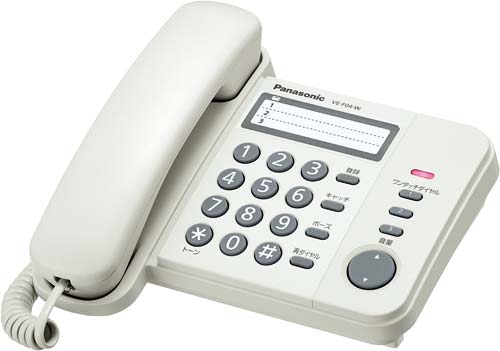 デザインテレホン VE−F04−W
