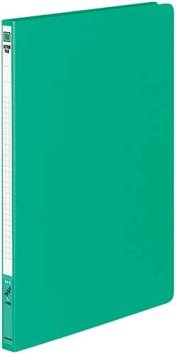 レターファイル(色厚板紙) A4縦 緑 10冊