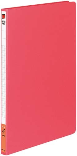 レターファイル(色厚板紙) A4縦 赤 10冊