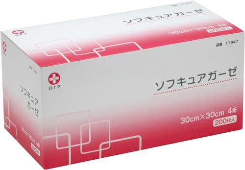 ソフキュアガーゼ 30×30 4折 200枚入