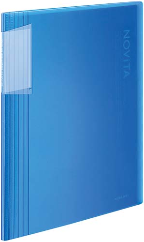 ノビータ クリアカラー A4縦 60P 青10冊
