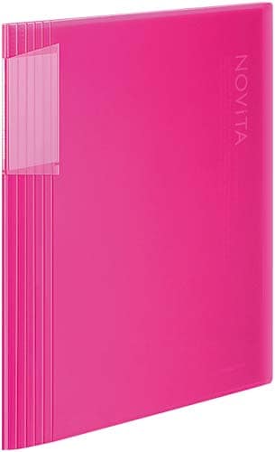 ノビータ クリアカラー A4縦 60P 桃10冊