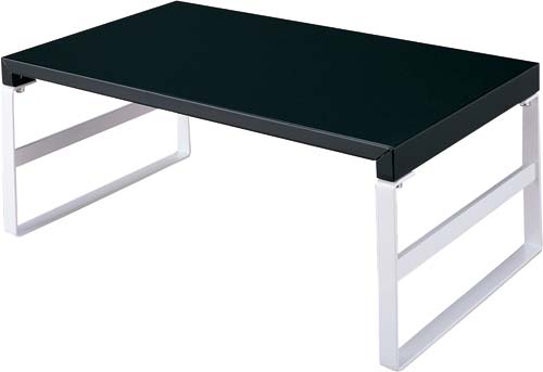 机上台 ハイタイプ 幅390mm 黒