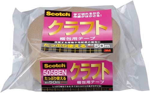 スコッチ(R)クラフトテープ 505BEN 1巻