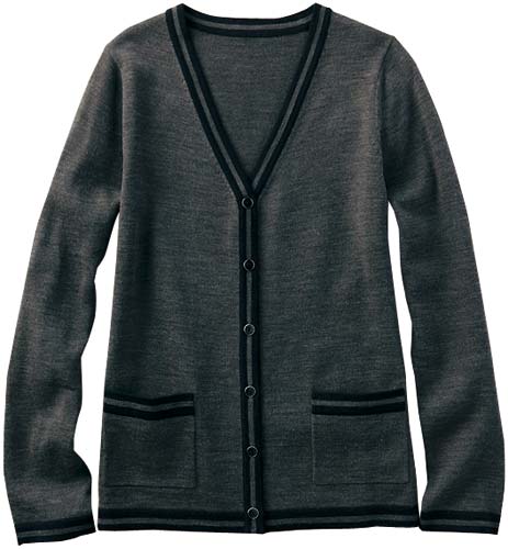 カーディガン 59979 グレー 13号