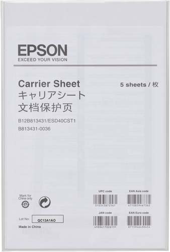 エプソン キャリアシートESD40CST1