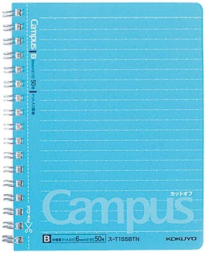 キャンパスツインリング(ドット罫)A6 B罫×10