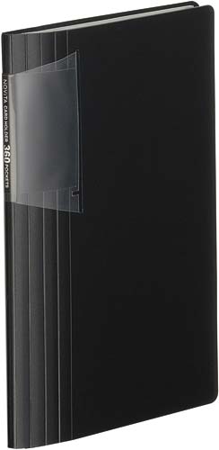 カードホルダーノビータ(固定式)360名黒10冊