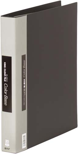 カラーベース差替式黒A4縦背幅40mm30穴3冊