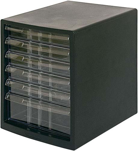 A4レターケース 浅5段・深1段 3台入