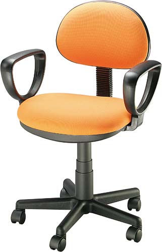 OAチェア肘付 オレンジ 4脚以上