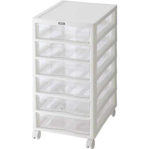 フロアケース アプロス B4 深型6段 白
