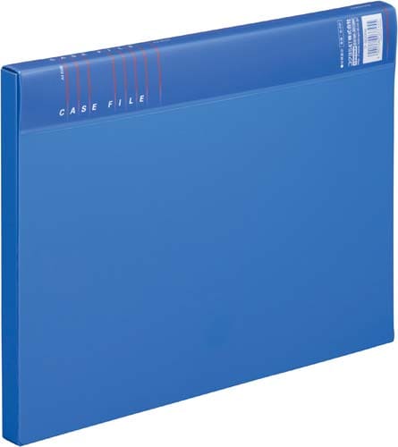 ケースファイルPPシート A4縦 青 10冊
