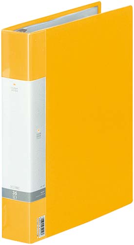 クリヤーブック交換式 黄 A4縦背幅50mm6冊