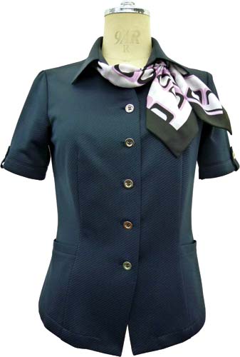 オーバーブラウス 50121 ネイビー 5号