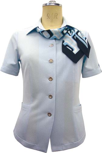 オーバーブラウス 50122 ライトブルー 11号