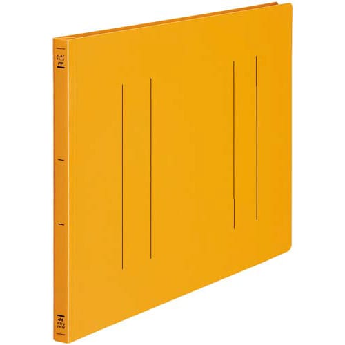フラットファイル<PP> A3横 橙 10冊
