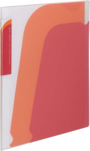 ポケットブック<ノビータ>4Pチャック付 赤 5冊