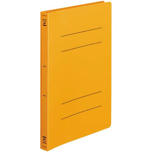 フラットファイル<PP> B5縦 橙 10冊