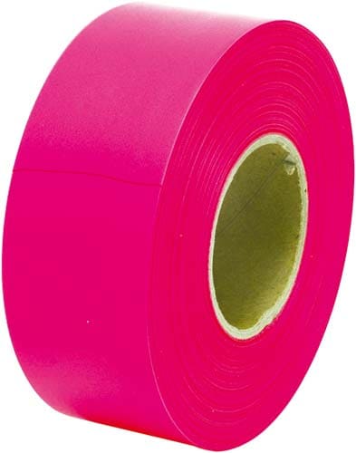 マーキングテープ 30mm×50m 蛍光ピンク