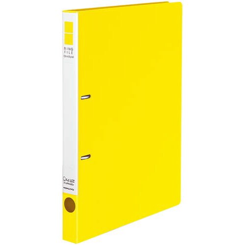 リングFスリムスタイル黄A4縦背幅27mm10冊
