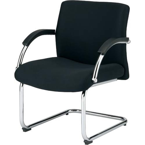 アコールチェア ブラック 肘付