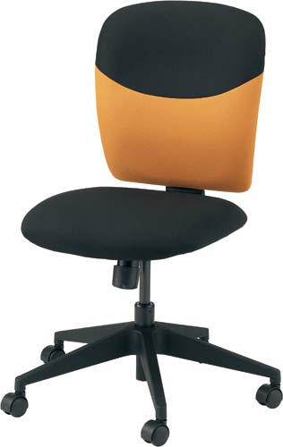 ルーナ2 肘なしツートンオレンジ 4脚以上