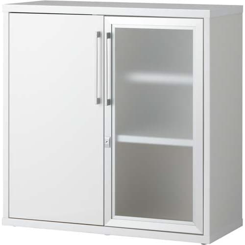 ◇ポルト3木製ストレージ高915幅900開き扉WH