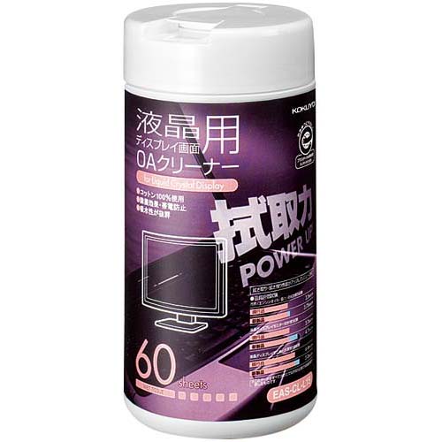 OAクリーナー ボトルタイプ60枚入 液晶用×5