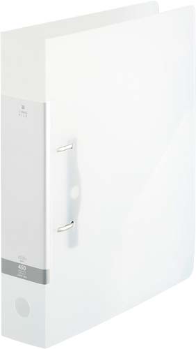 Dリング2穴ファイル 乳白A4縦背幅56mm10冊