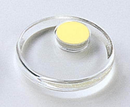 強力カラーマグネットクリヤー30mm2個入黄