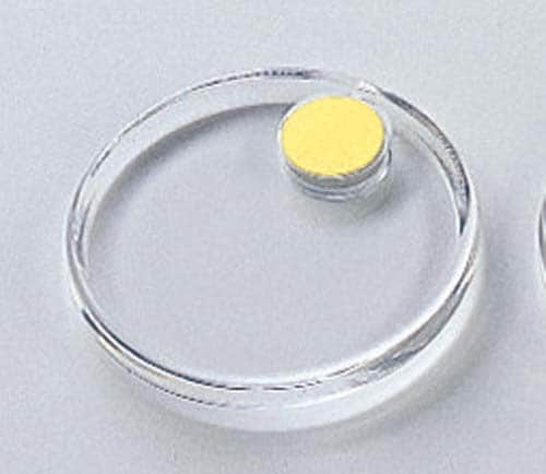 強力カラーマグネットクリヤー40mm2個入黄