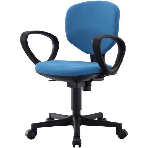 ◇BIT−EXチェア 肘付 ブルー 4脚以上