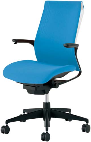 M4 白シェル 樹脂脚 固定肘 空色 硬床用