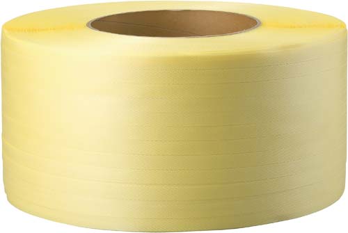 PPバンド 黄 幅15mm×2500m 6巻