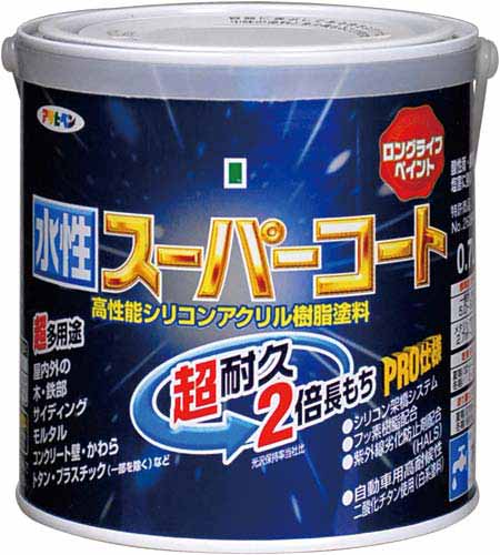 水性 スーパーコート つや消し白 0.7L