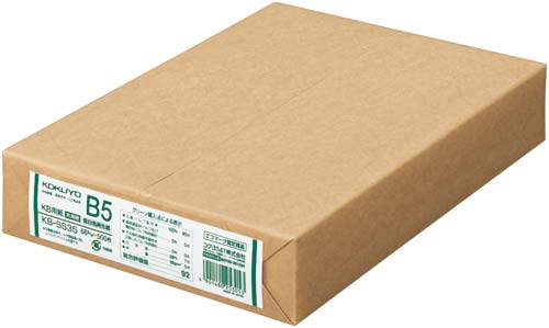KB用紙 低白色再生紙 66g B5 500枚