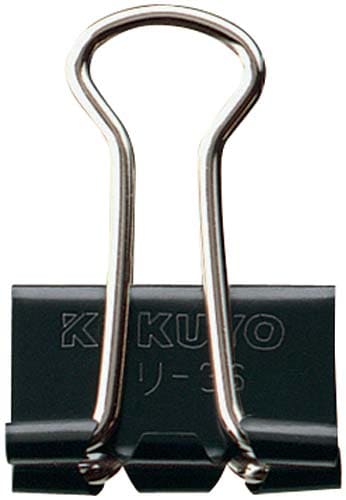 ダブルクリップ豆口幅15mm10個